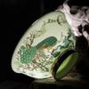 Malerei Gold Knochenporzellan Reisschale Suppenschale hoher Fuß Verbrühschutz Haushalt Einzeln Kreativ Jingdezhen Keramik Geschirr