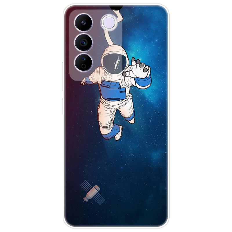 For Vivo V27e V 27e Case Soft Silicone Back Cover Cartoon Phone Case Diversification