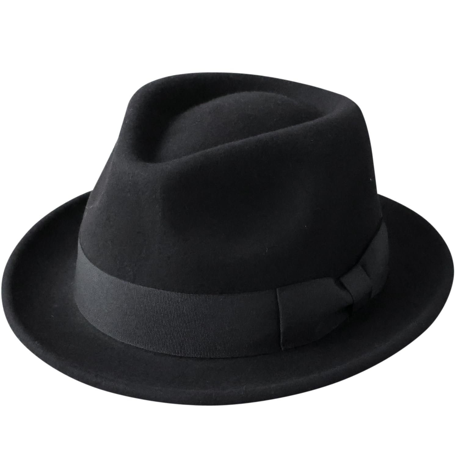 

Шляпа Безумного Шляпника из австралийского шерстяного войлока, широкий размер M, мужская, с полями, черная, (RH-104), Осень зима чёрный