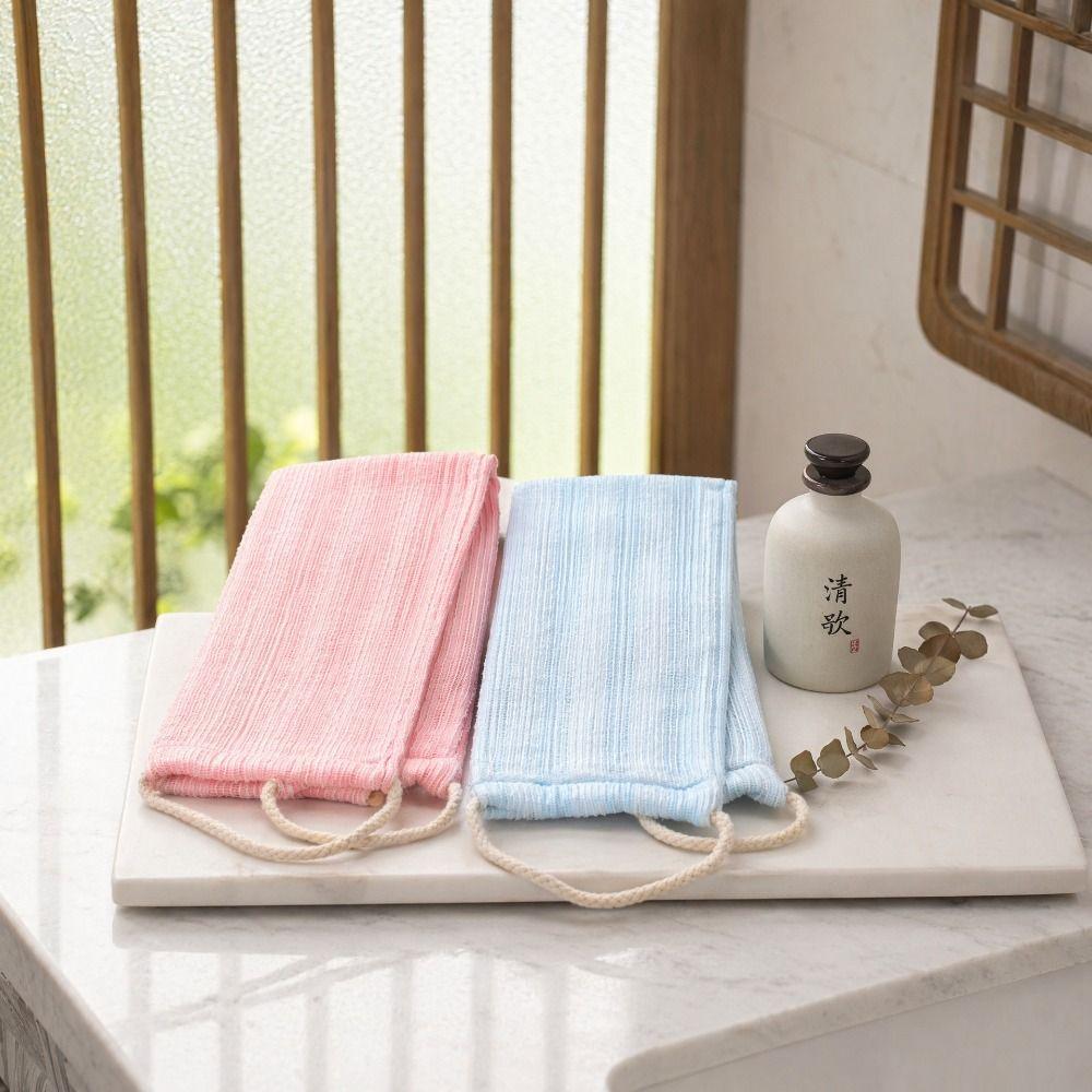 Dead Skin Remover Exfoliating Back Scrubber Household Body Wash Cloth Set Back Cleaning