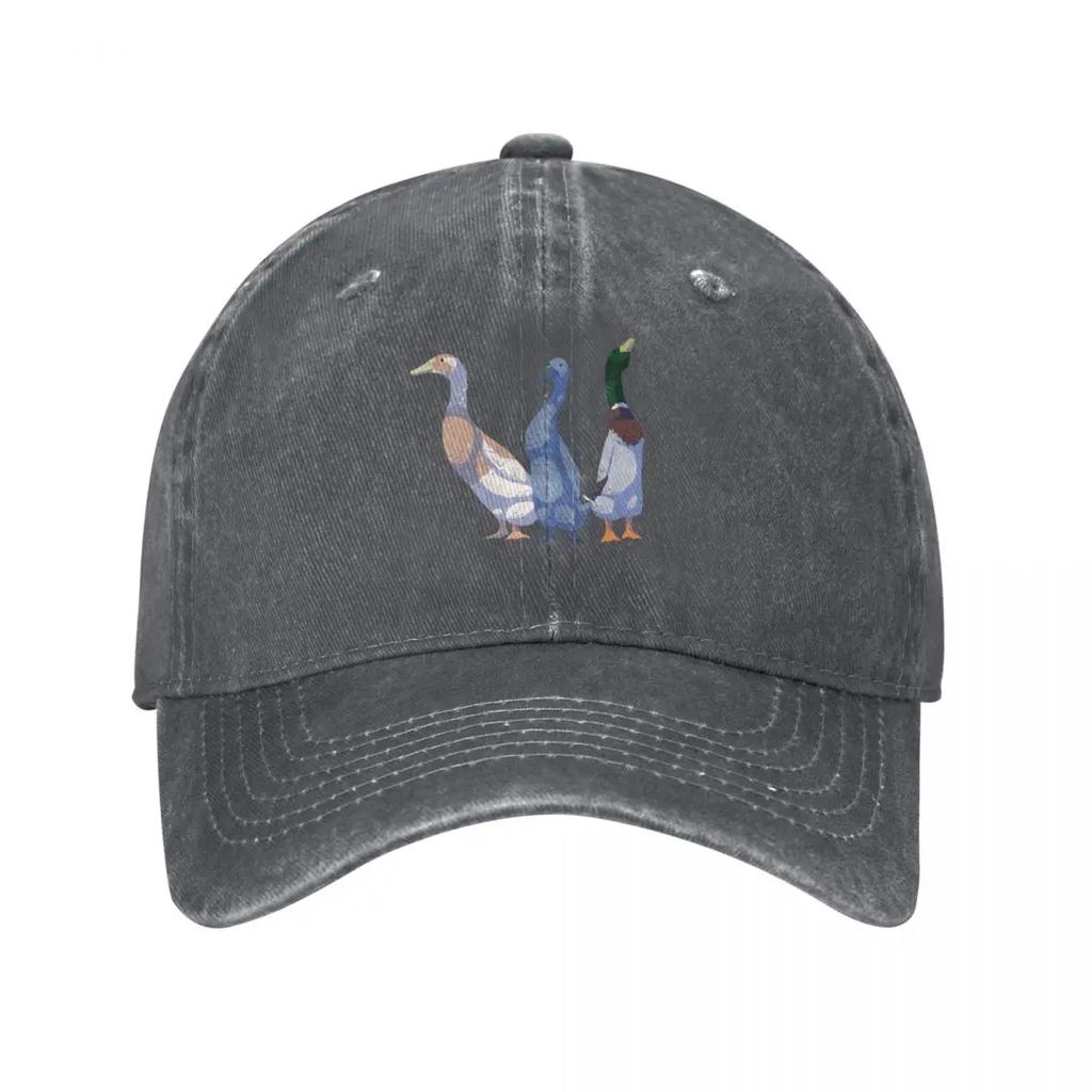 Laufenten-Trio Baseballkappe Einzigartige Hüte Sportkappe Hüte für Unisex Unisexs große Größe Hut Kappen Unisex Damen