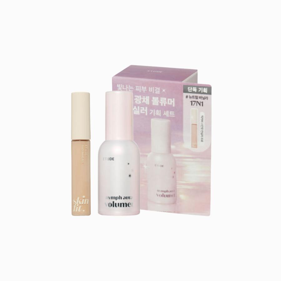 

Etude Nymph Aura Volumer 24г + Консилер Pro Skin Fit #21N1 Нейтральный бежевый