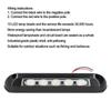 Wohnmobil LED Vorzeltleiste Wasserdicht 10 Lampenperlen Außenbeleuchtung für Wohnmobil 12VCelsius24V