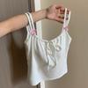 Spicy Girl Bowknot Sleeveless Camisole – Slimming, Flattering Summer Top for Women