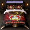 Bayer Leverkusen Football Custom Name Text Bedding Set 1 Duvet Cover+2 Pillowcases Soccer Logo Personalized Gift For Special Occasion Bedroom Decor