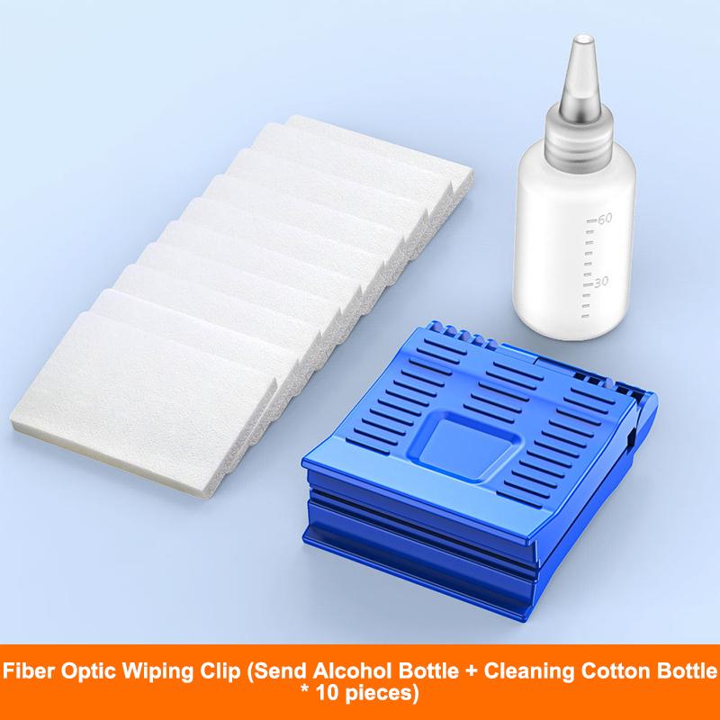 

Клипса для протирки оптоволокна Клипса для протирки оптоволокна Безворсовый хлопок Хранение воды Удаление масла Ручная Непрерывное волокно синий