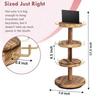 Multi-layer Desktop Storage Rack 43*17.5cm Rotatable Jewelry Organizer  Home Dresser Storage