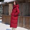 XueZhongFei Women's Hooded Mid-length Duck Down Jacket