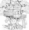 Fairy Castle Coloring Book 20 Page Gift for Birthday Party Relieve Stress Kill Time Graffiti Painting Drawing Art