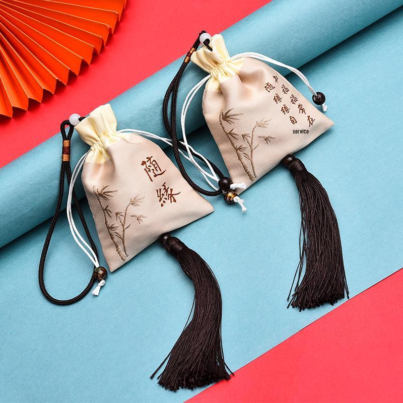 Custom Duanwu Omamori Embroidered Sachet Bag for Double Ninth Festival