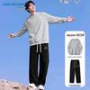 Jeanswest Men's Fall American Loose Fit Sweatshirt & Pants Set