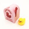 Plastic Mini Magnetic Cruise Duck Mailbox Novelty Yellow Duck Duck Mailbox Magnet Ornament Drop Resistant Openable Door