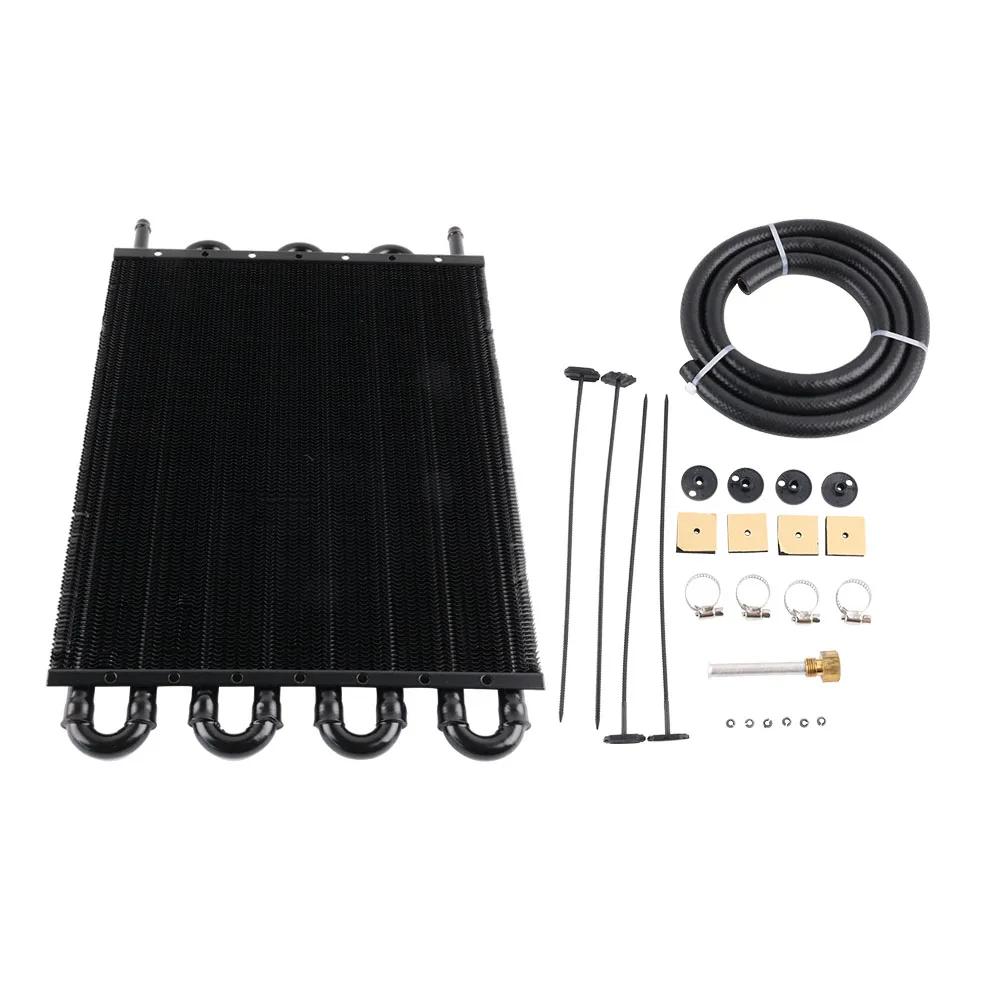 4 Row 6 Row 8 Row Aluminum Universal Oil Cooler Kit Oil Radiator Car Auto Transmission Auto-Manual Radiator Converter auto parts
