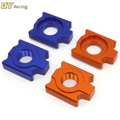 Motorcycle CNC Rear Chain Adjuster Axle Blocks For KTM  SX SXF XC XCF XCW XCWF EXC EXCF Husqvarna TC FC TE FE 125 250 350