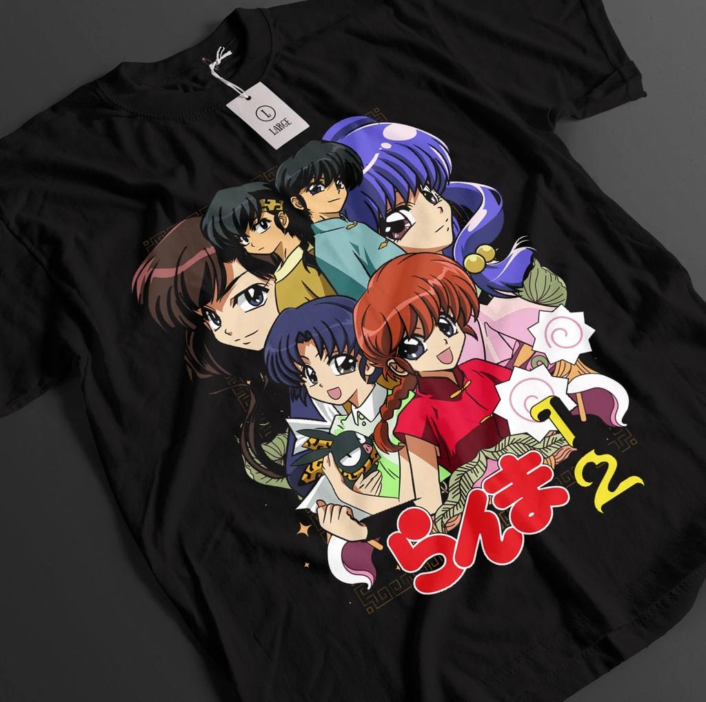 Ranma Μπλούζα Akane Μπλουζάκι Ryoga Μπλουζάκι Shampoo Τοπ Genma Anime Ukyo Happosai Μπλουζάκι