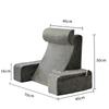 Reading Pillow  Armrest Backrest Waist Rest Bed Waist Pillow Sitting and Lying Pillow Reading Pillow Wedge Pillow