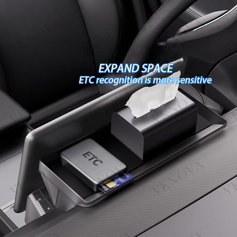 For Tesla Model Y Standard 2025 Car Storage Box Hidden Storage Organizer Case Tray Under The Central Control Screen For Model3 Y