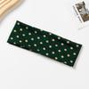 Fashion Polka Dot Makeup Hairband Hair Accessories New Wave Yoga Elastic Headband Sports Fitness Sweat-absorbent Hairband