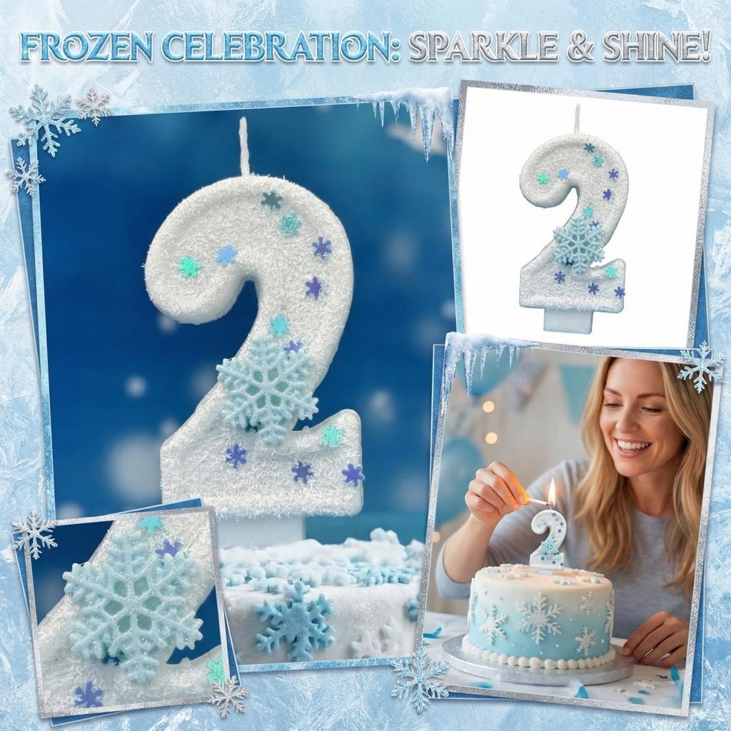 Fashion Cartoon Creative Birthday Candles Party Digital Candles