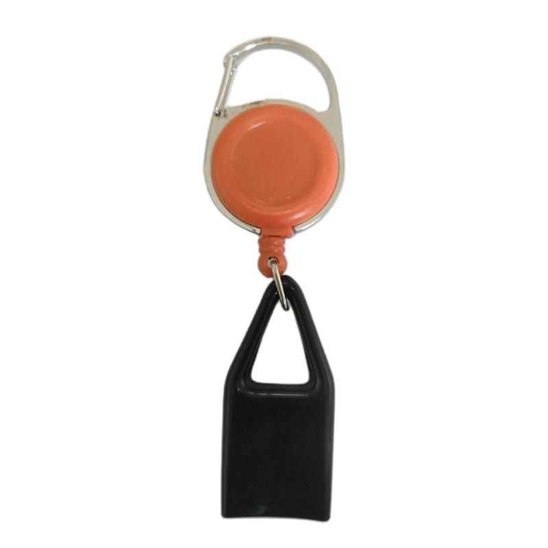 Indragbar Tändarhållare Nyckelring Bärbar Silikon Tändarrem Tändarhölje Enkel Klämma Rökningstillbehör