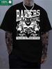 Unique Creative Design T-Shirt For American Football, 100 Cotton Men's Comfort
