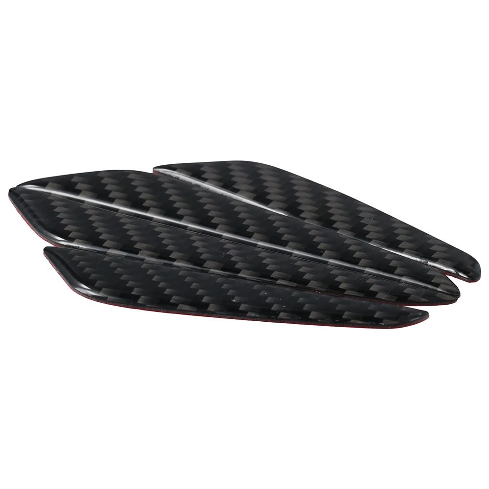 

4pcs Carbon Fiber Black Door Edge Guards Universal for All Cars SUV
