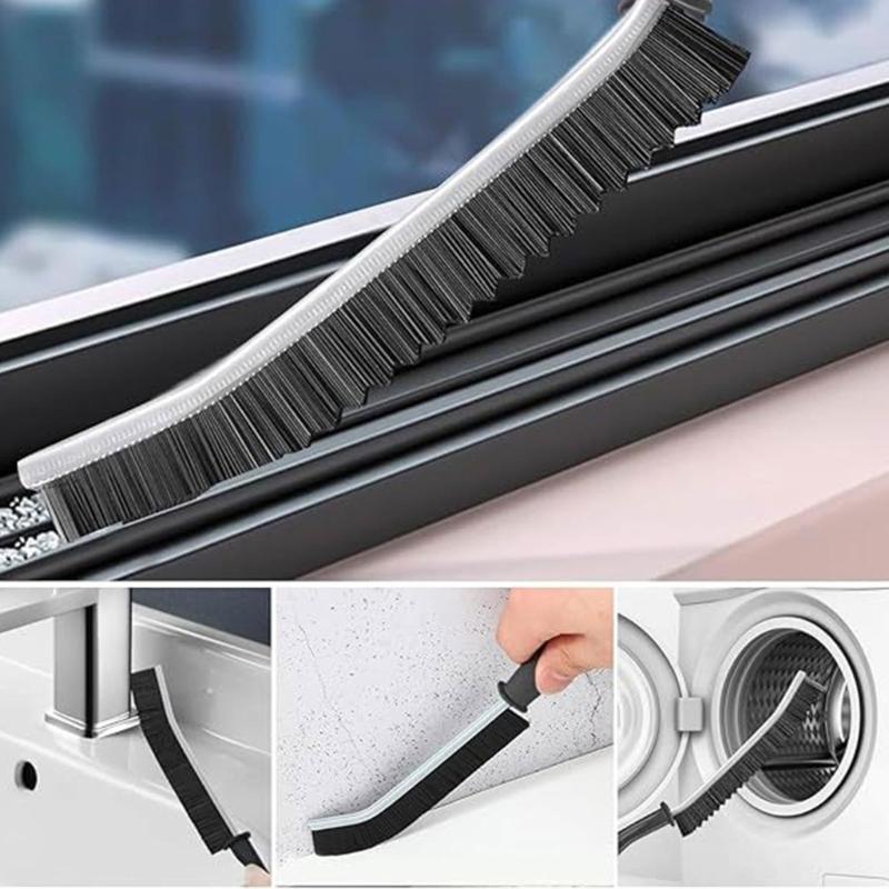 7Piece Comprehensive Window Track and Grooves Cleaning Brush Set for Deep Dust Removal Cleaner Effective Scrub Tool