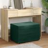 Stool Dark Green 61 x 41 x 40 cm Velvet and Engineered Wood