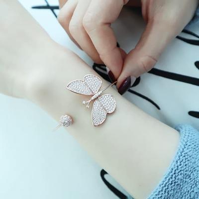 Women's Daily Butterfly Layered Bracelet