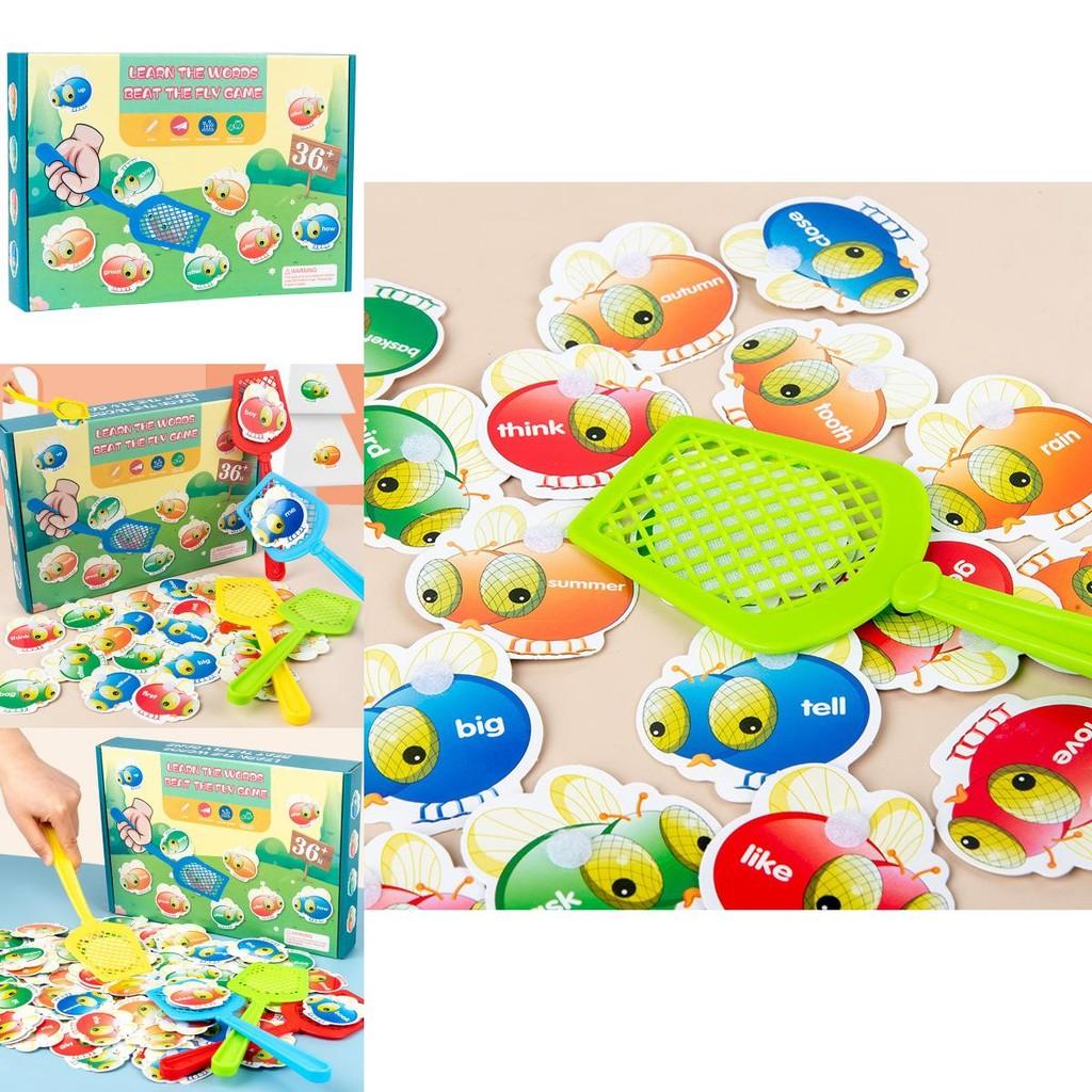Jeu de cartes flash éducatif pour enfants avec un jeu amusant de chasse aux mouches Jouet éducatif pour le développement précoce