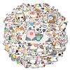 35pcs Cute Cute Stickers Playful Animals Stationery Stickers DIY Stickers For DIY Phone Laptop Scrapbook Bike Notebook Luggage