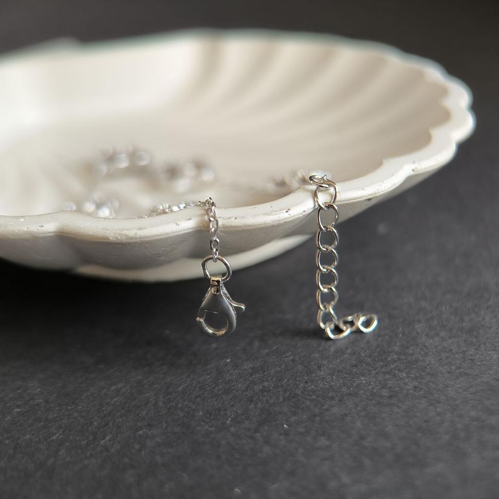 Серебряный браслет с фианитами, вес изделия 9,41 гр (2184553)