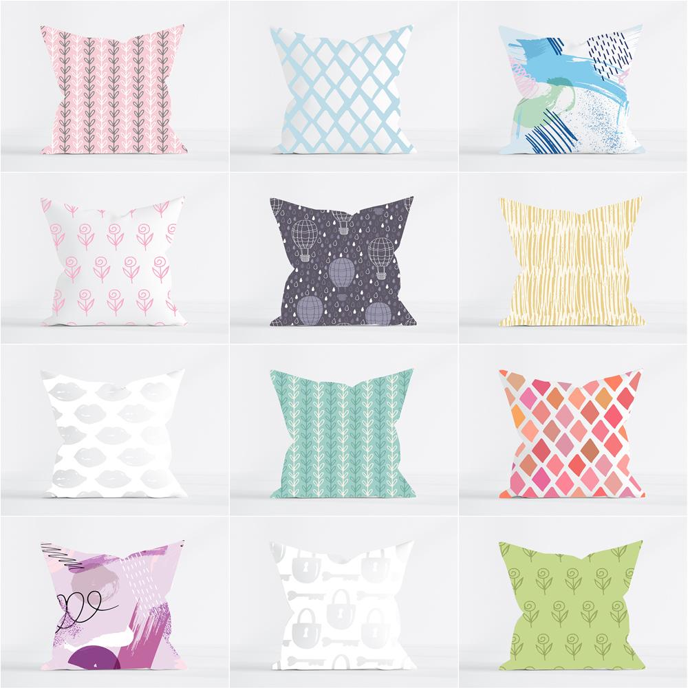 microfiber throw pillow