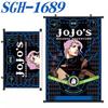 Bizarre Jojo'S Adventure Poster Scroll Painting Peripheral Hanging Painting Bedside Living Room Background Wall Cloth Painting