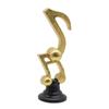 Musical Note Statue Desktop Resin Note Figurines Decor Modern Simple Design Sculpture Decoration for TV Cabinet Living Room Stud