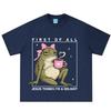 First of All Jesus Thinks Im A Delight Funny Frog Meme TShirt Unisex Unisex Cotton Hiphop T Shirt Shortsleeved Oversized T Shirts