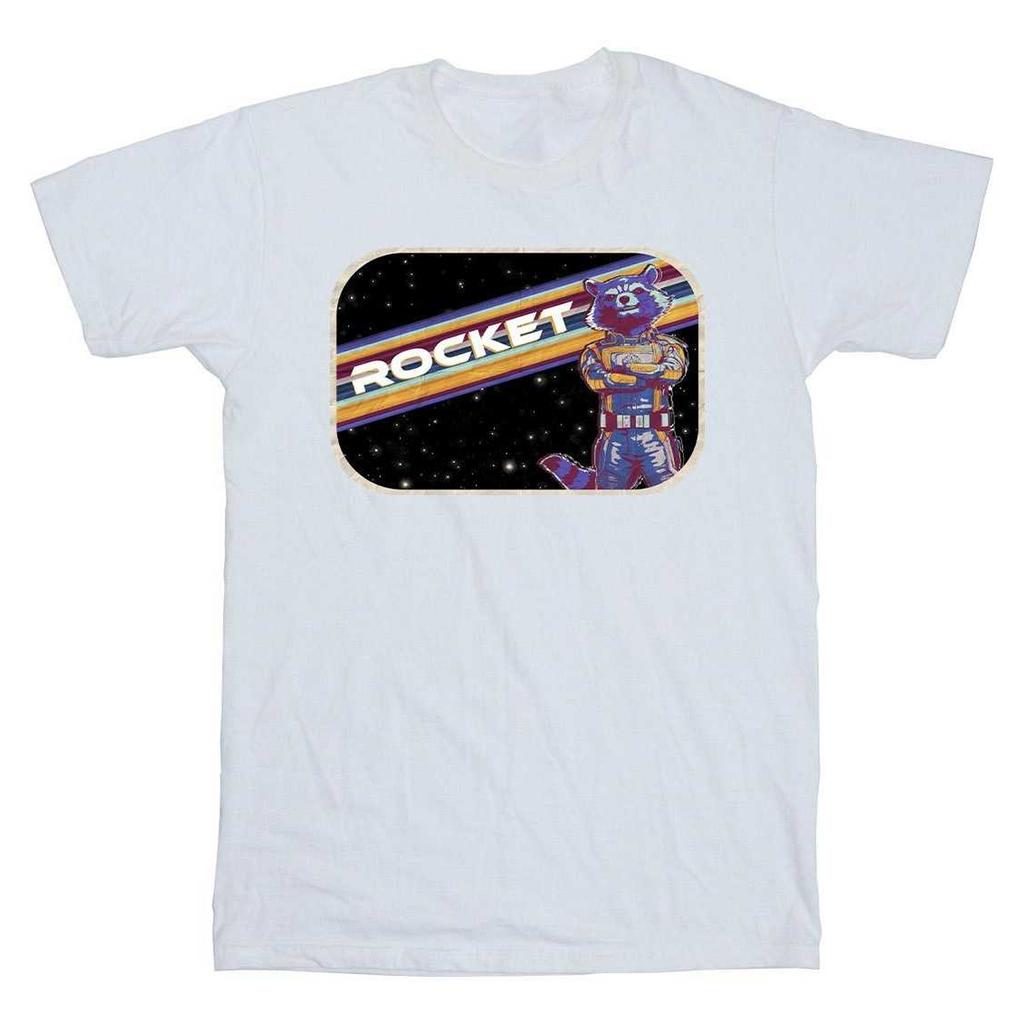 Guardians Of The Galaxy Volume 3 Herren Rocket Raccoon Pose Baumwoll-T-Shirt