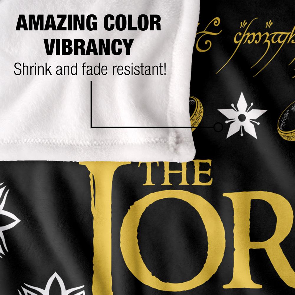 LORD OF THE RINGS Snowflake Blanket