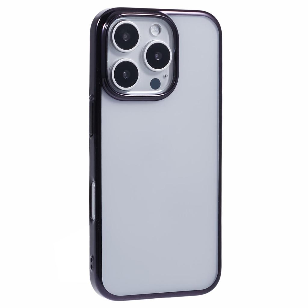 X-LEVEL For iPhone 16 Pro Max Case Clear PC Back Electroplated Phone Cover