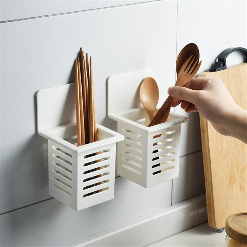 Spoon Chopsticks Holder Kitchen Utensil Organizers Spoon Chopsticks Drying Rack Storage Box Tableware Holder for Home