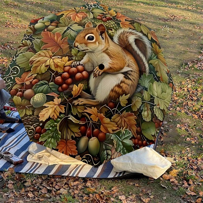 1PC Squirrel Fruit Umbrella-8-Rib Reinforced, Automatic Open, Lightweight & Durable, Cute Fashion Accessory for Outdoor-F2619