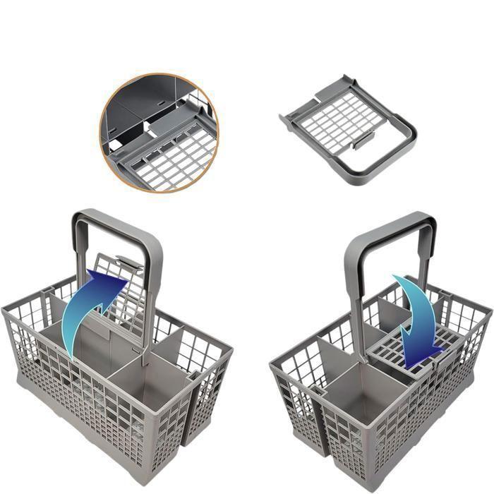 Dishwasher Cutlery Basket Compatible with Bosh Siemens Whirlpool Bauknecht Privileg Brandt Fagor AEG Neff Gorenje Miele