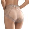 Plus Size Ladies Lace Ice Silk Sexy Pure Desire Seamless Cotton Crotch Antibacterial Underwear
