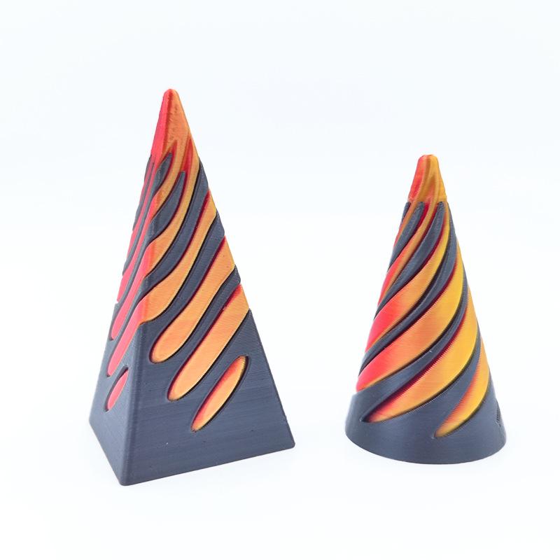 Popular Decompression Toy Tuituile 3D Printing Trendy Decompression Artifact Spiral Three-dimensional Children's Educational Toy