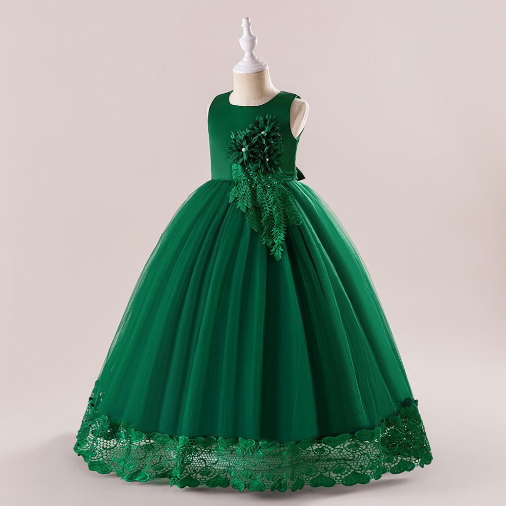 

Детские сетчатые платья принцесс: Пышные наряды для девочек на вечеринку и подиум 150cm