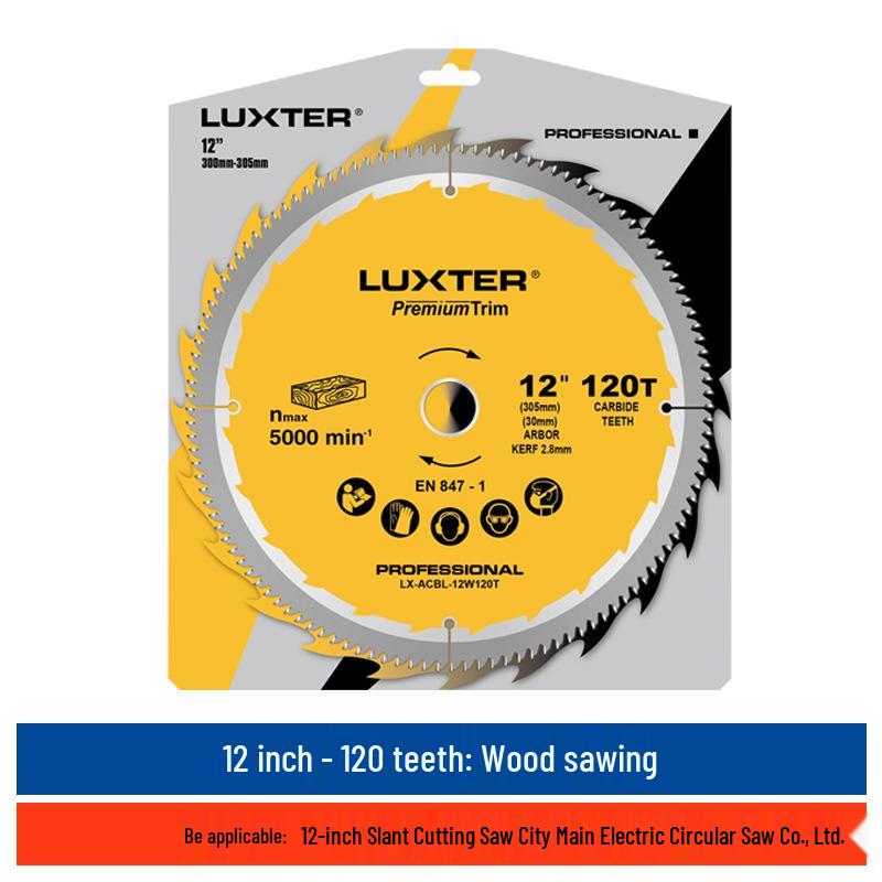 LUXTER 7/8/10/12/14-inch Woodworking Miter/Table Saw Blade