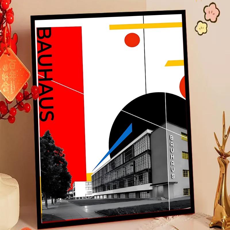 

Баухаус Современный Абстрактный Геометрический Постер Липкие Постеры Водонепроницаемая Бумажная Наклейка Кофейня Бар Домашний Декор 21cm×30cm NoFrame