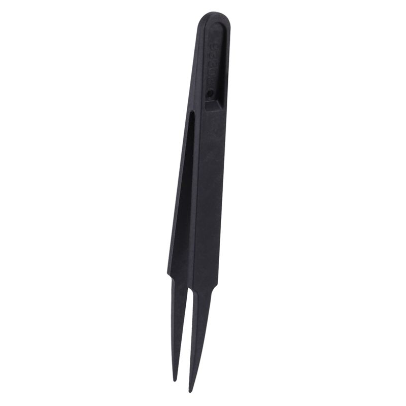 Multifunction 24 Pcs Black Plastic Electronic Pointy Tip Anti-Static Tweezers