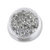 Rhinestone Bow Zirconia Nail Art Kit: Mixed Triangle, Trapezoid, Steel Beads & Rhinestones.