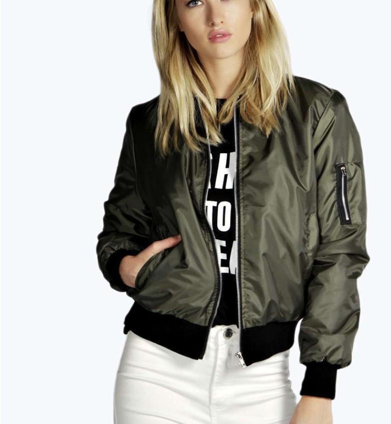 Women's Winter Short Fashion Zipper Outer Jacket Jacket